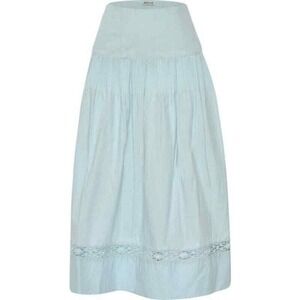 St. Roche NWT Winona Skirt Midi Skirt Duck Egg‎ Blue Size 2 MSRP $368